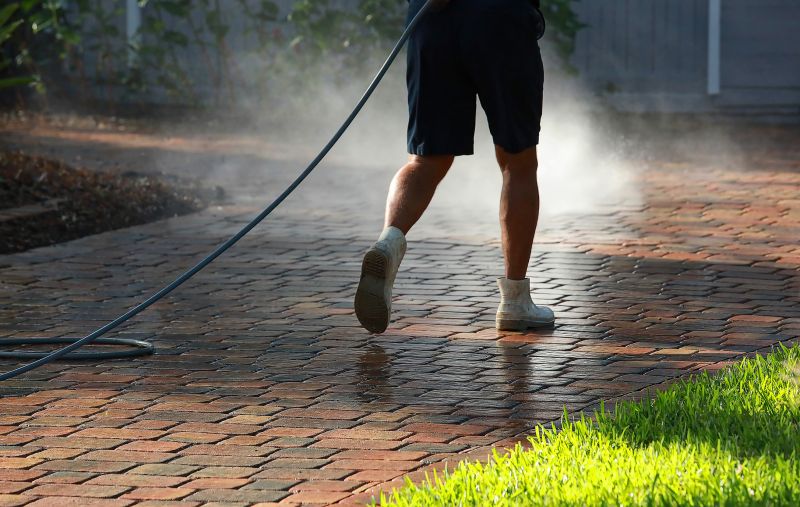 Brick Walkway Cleaning