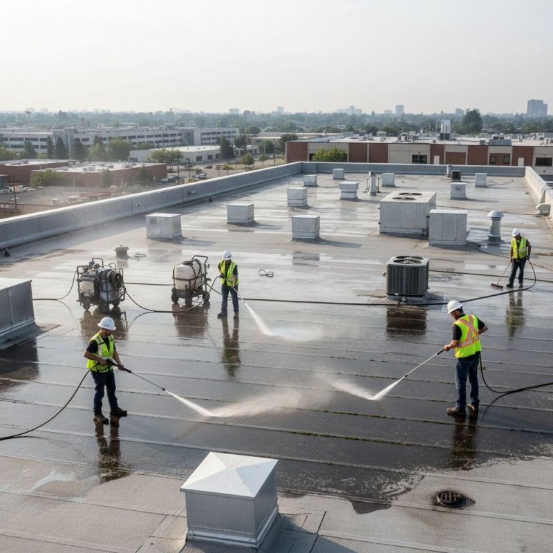 Industrial Pressure Washing detail